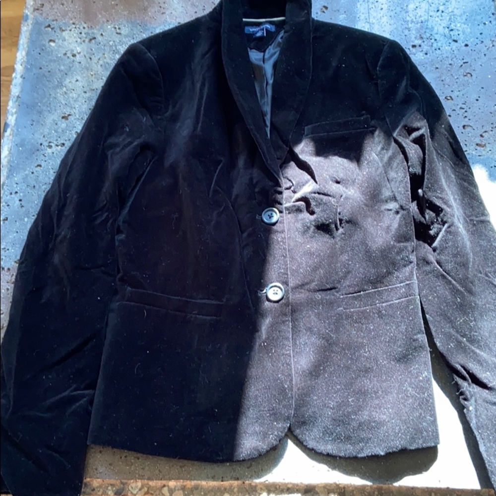 Tommy Hilfiger velvet blazer/button up jacket
